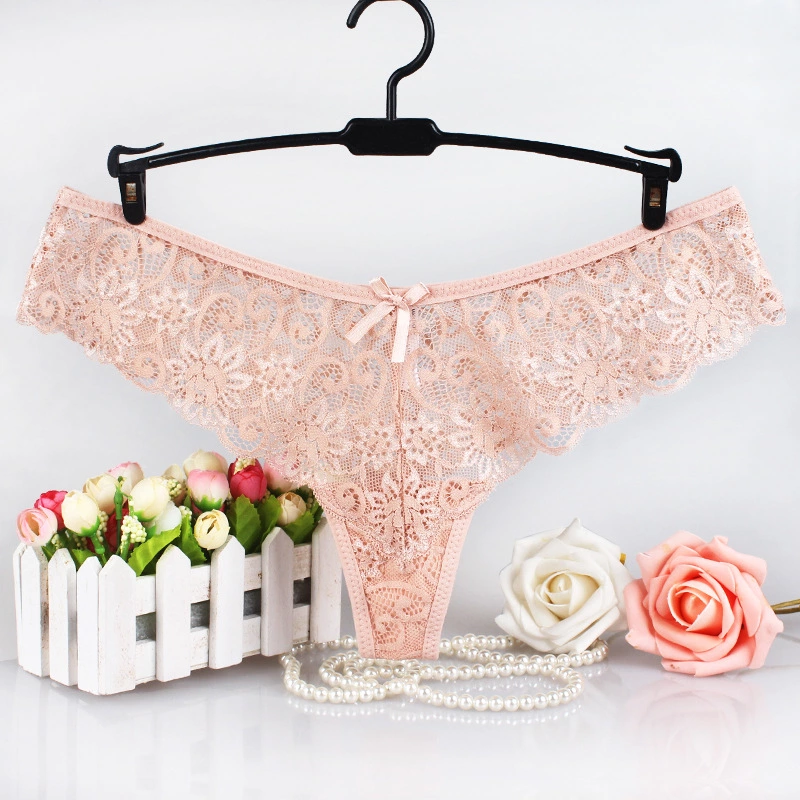 NK023 Ladies Sexy Satin Ice Silk Underwear Women Sexy briefs Seamless Lace Panties women's panties woman underwear