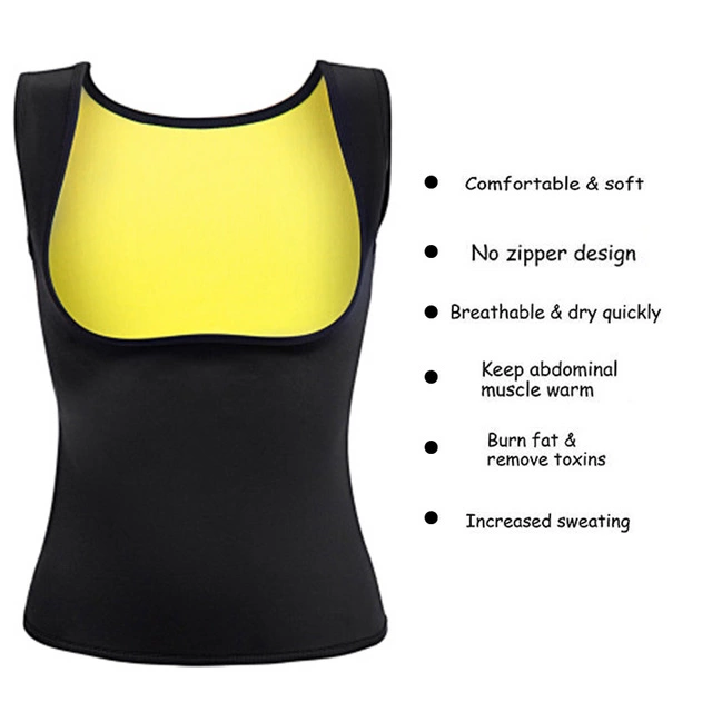 SSY013 Weight Loss Slimming Vest Body Shaper Neoprene Abdomen Fat Burning Sweat Shaperwear Waist Trainer Corset