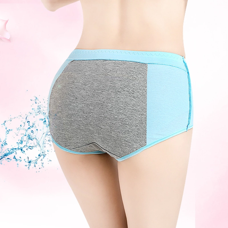 NK041 Period panties underwear absorbent safety panties washable incontinence underwear flushable panty liner for women