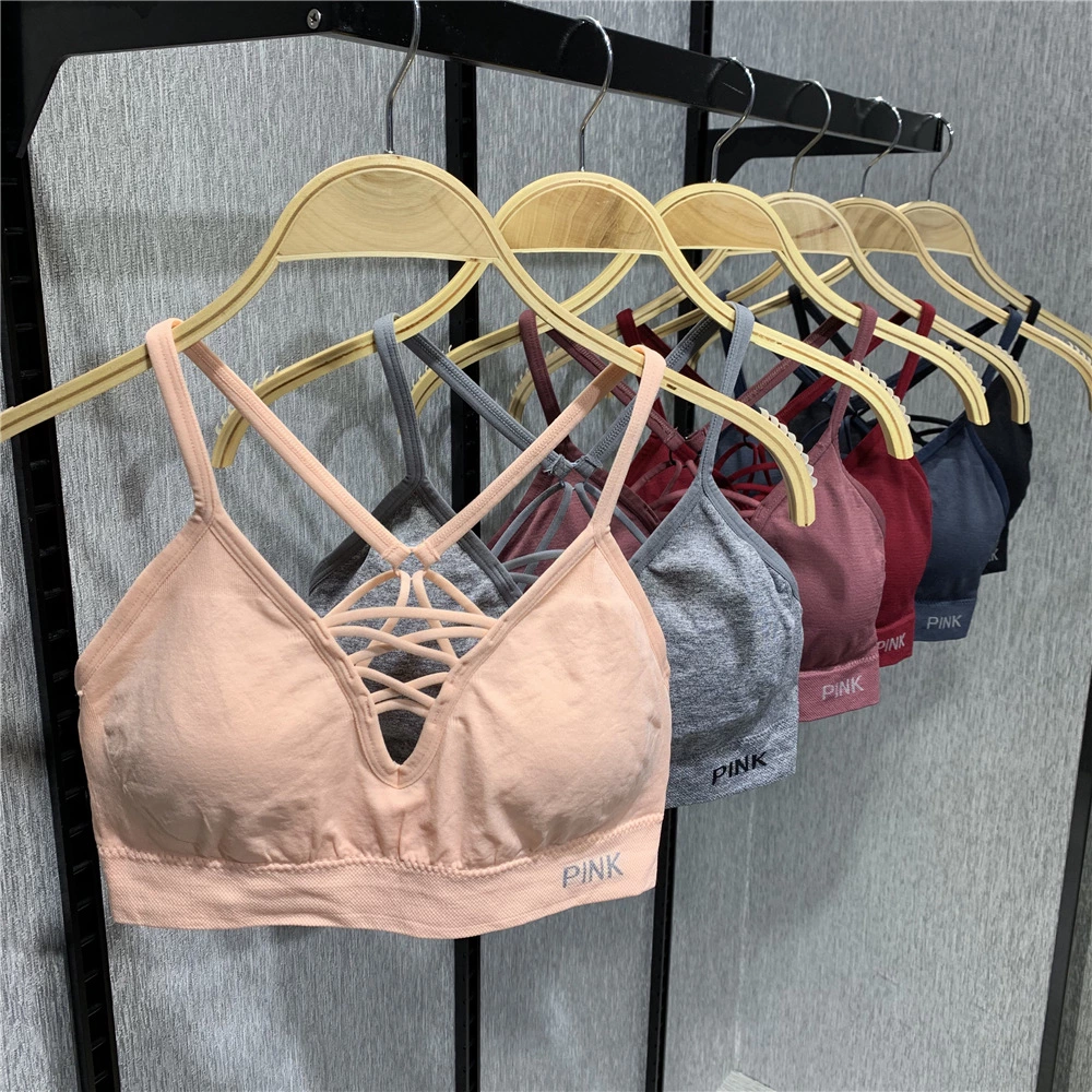 YDWX1103 wholesale custom blank womens active wear sexy seamless sports bra