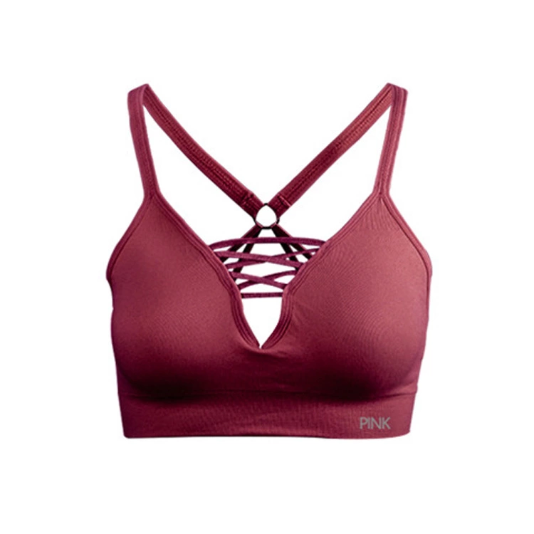 YDWX1103 wholesale custom blank womens active wear sexy seamless sports bra