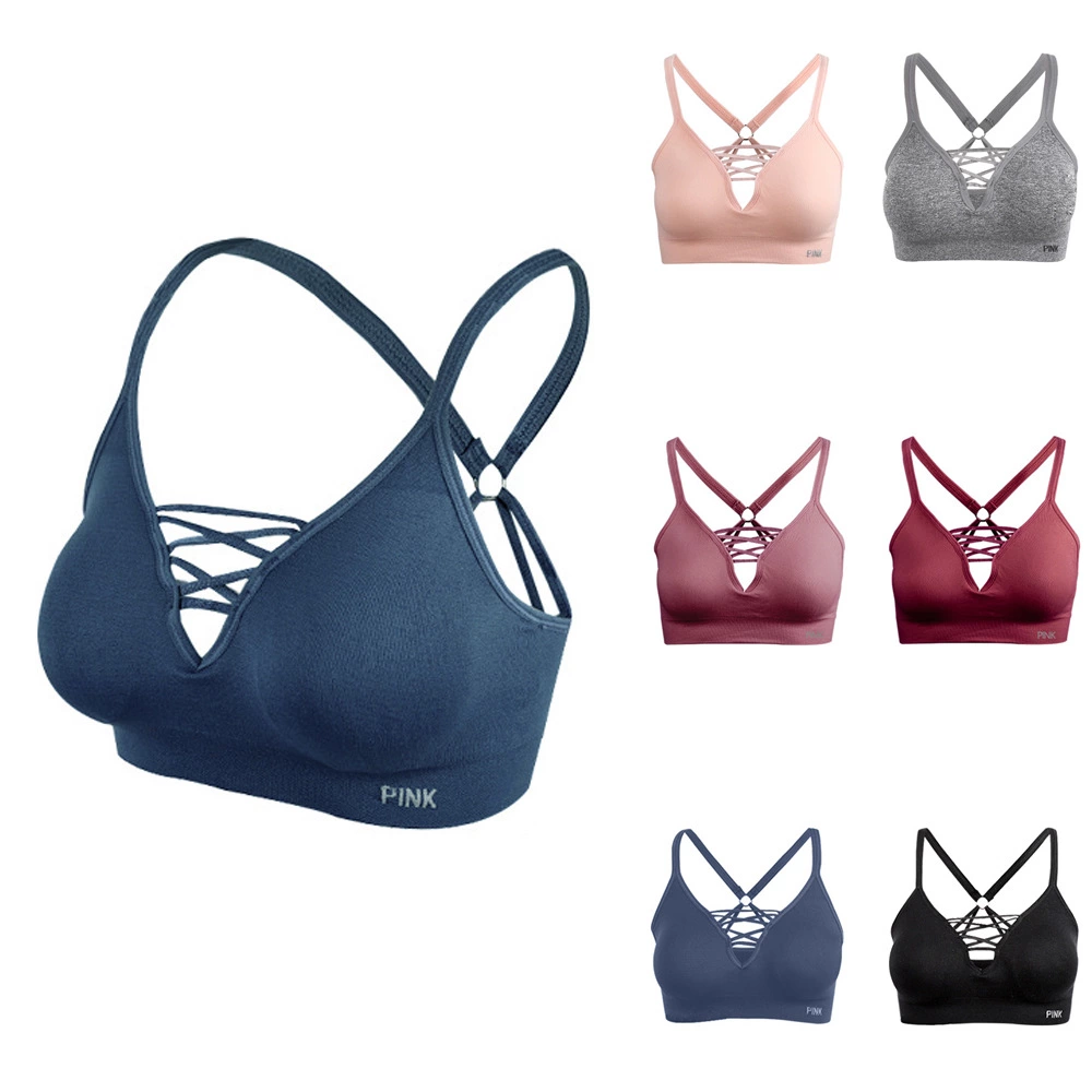 YDWX1103 wholesale custom blank womens active wear sexy seamless sports bra