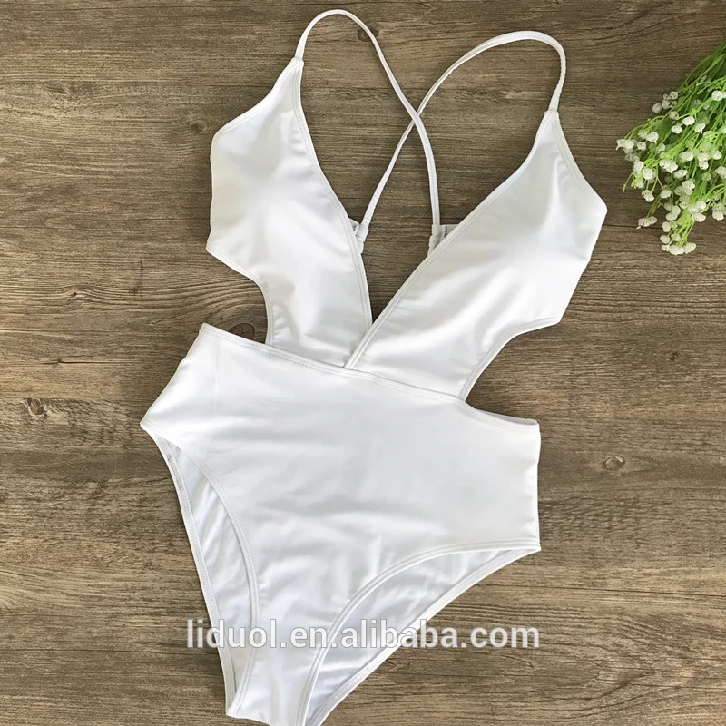 YY011 summer beach ladies fashion swimwear hot sexy girl bikini deep v-neck open back beach women bikini