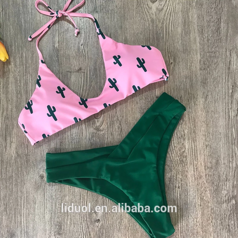 Custom Sublimation Leopard Print One Piece Swimsuit For Sexy Bikini Women 2018