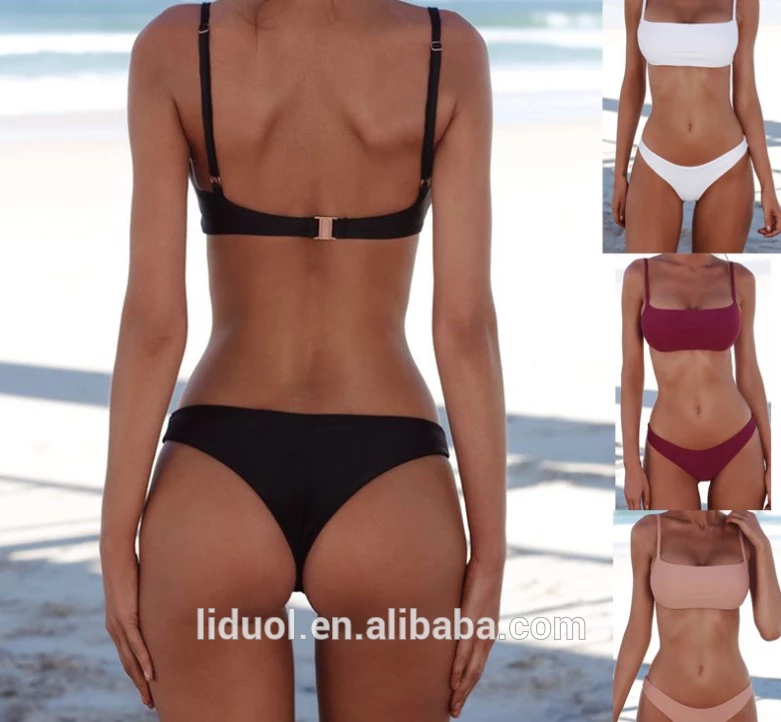 (OEM Factory)2019 Custom Swimwear Fashion Women Sexy Brazilian Bikini Swimsuit