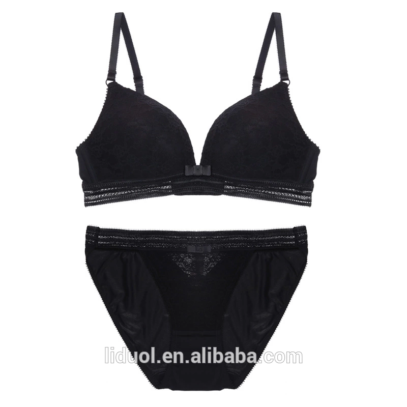 OEM new European and American styles gather together comfortable lace triangle cup hollow stitching 2 row buckle underwire bra s