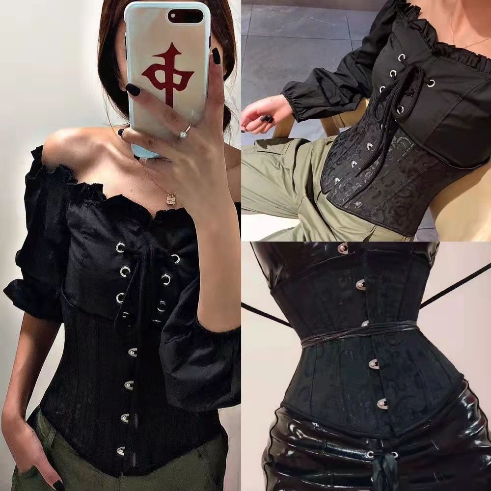 2025 Wholesale Hot Sale Customized Logo Label Body Shaper Waist Trainer Plus Size Bodysuit Corset for Women