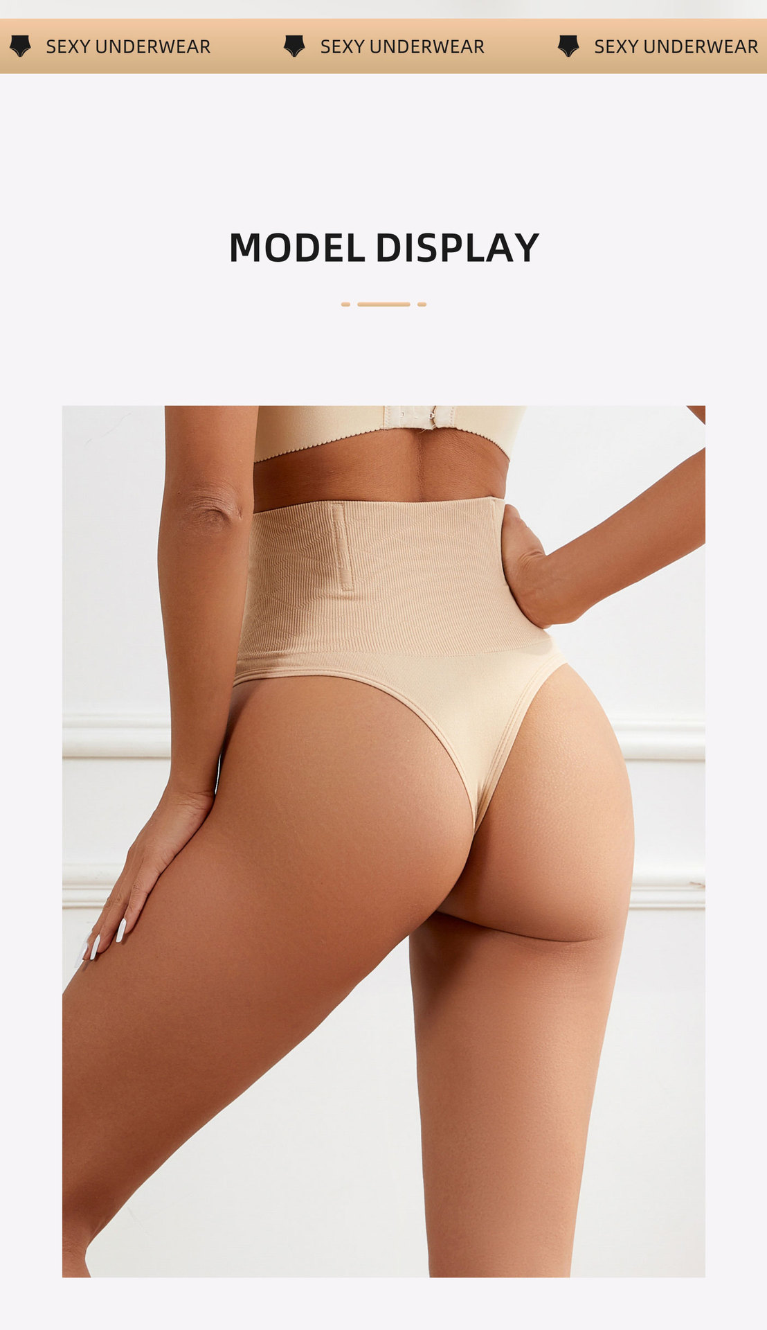High Quality Shaping Butt Lifter Panties Lift Shaper High Waist Thong G-string Tummy Control Brief Slim Panties