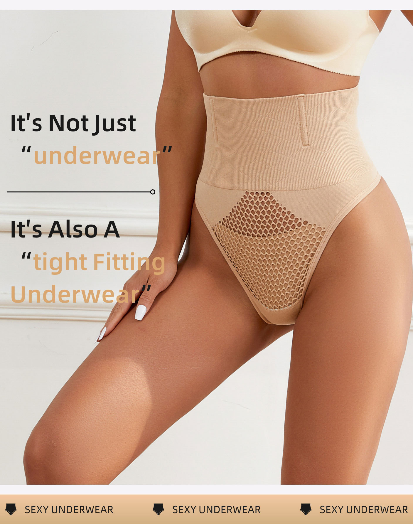 High Quality Shaping Butt Lifter Panties Lift Shaper High Waist Thong G-string Tummy Control Brief Slim Panties