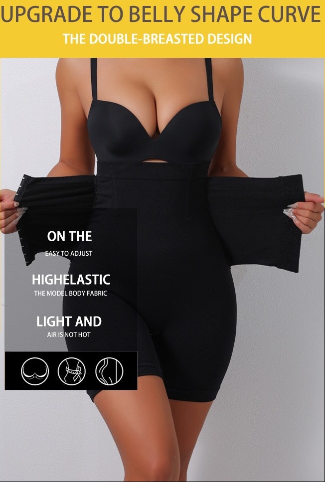 High Waisted Tuck Pants Female Postpartum Body Shaping Body Strengthening Breasted Waist Belly Control Hip Lift Leggings