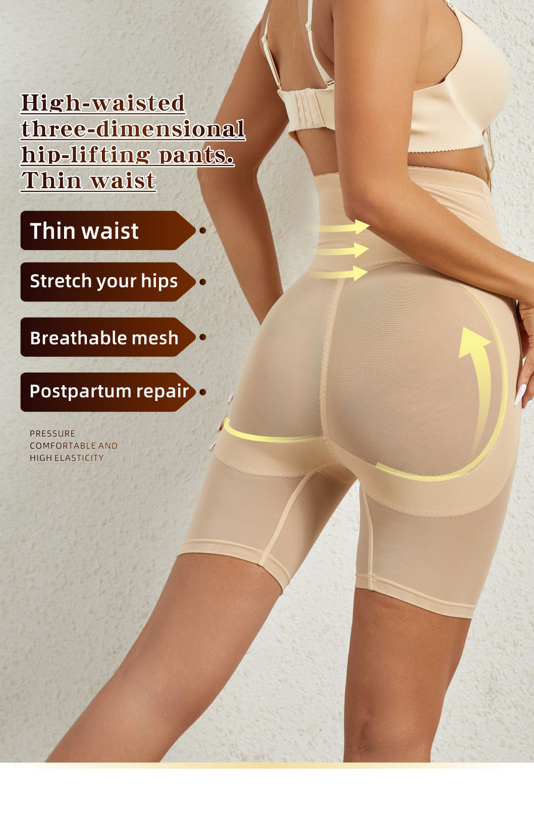 2024 Shapewear for Women Firm Tummy Control Body Shaper Shorts Butt Lifter Panties High Waist Slimming Underwear Shapewear