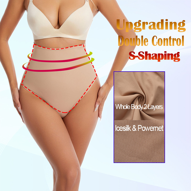 Women Tummy Control Shapewear Panties High Waist Underpants Belly Control Padded Buttock Hips Enhancer Shaper Panty
