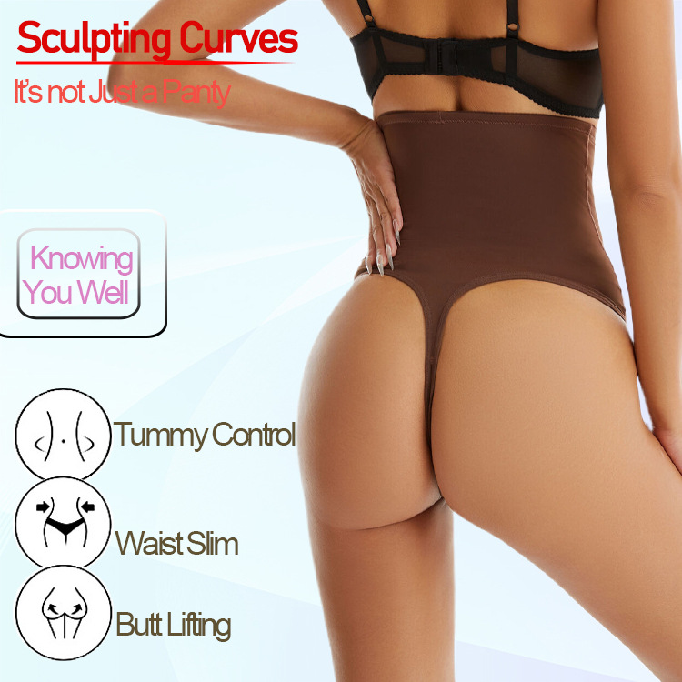 Women Tummy Control Shapewear Panties High Waist Underpants Belly Control Padded Buttock Hips Enhancer Shaper Panty
