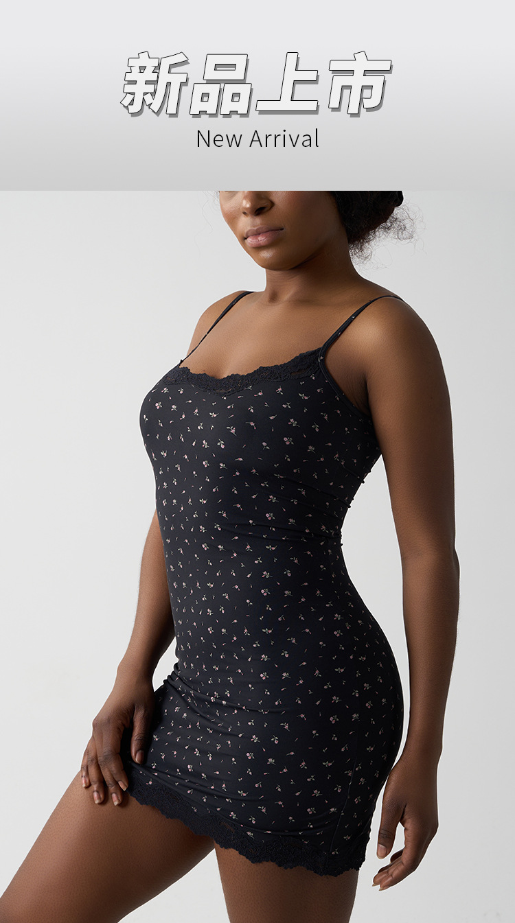 High Quality Lace Body Shaper for Women Under Dress One Piece Full Slip Tummy Control Shapewear Dress