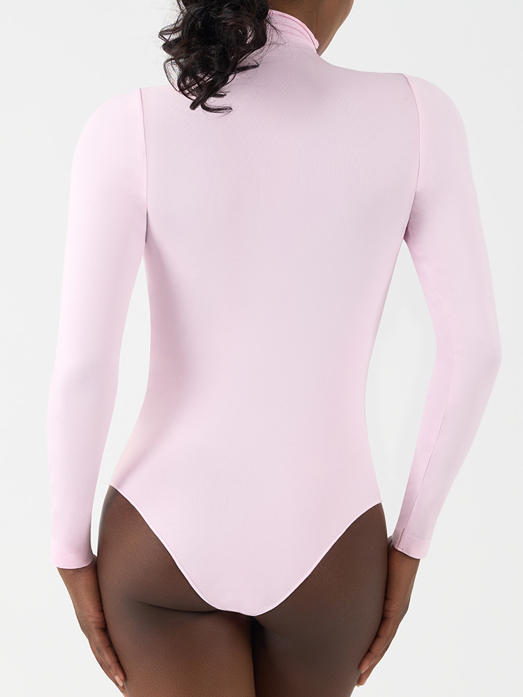 Women's Seamless Bodysuit Short and Long Sleeve Round Neck Off-Shoulder Slim Fit Design