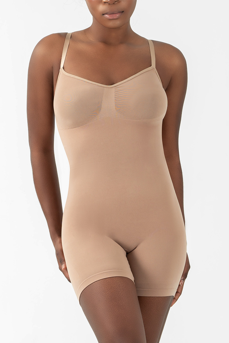 High Quality Slimming Seamless Full Body Shaper Tummy Tucker Fajas Colombianas Crotchless Bodysuit Backless Shapewear for Women
