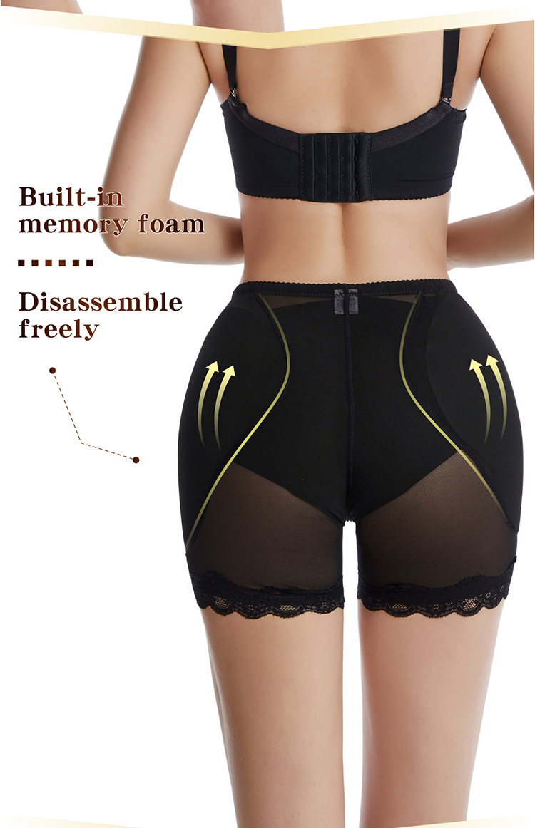 Custom Lace Nude Butt Hip Enhancer Underwear Briefs Shorts Slim Bodysuit Fajas Colombianas Waist Shapewear Women Push up Panties