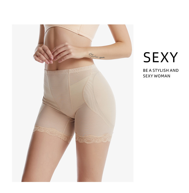 Custom Lace Nude Butt Hip Enhancer Underwear Briefs Shorts Slim Bodysuit Fajas Colombianas Waist Shapewear Women Push up Panties