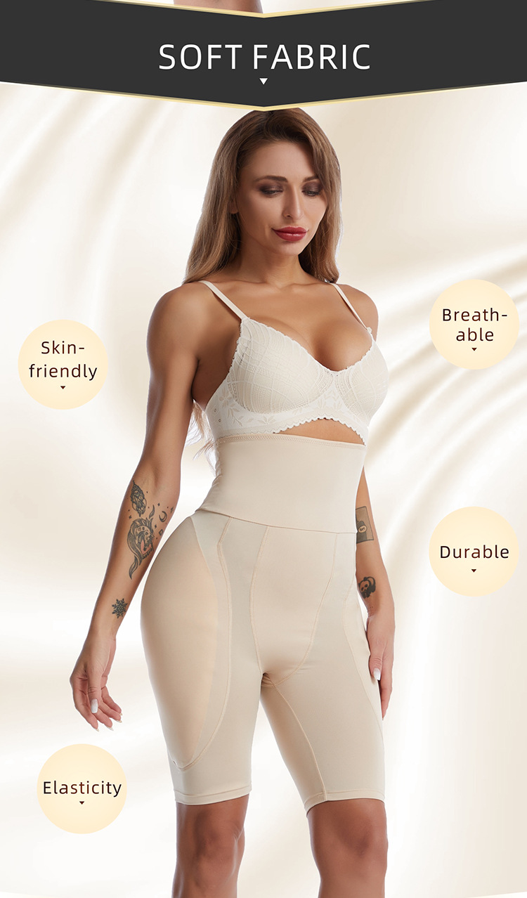 Hot Sale Women's Sports Solid Hip Pads Buttock Sheath Butt Lifter Shapewear Thigh Trimmer Yoga Body Shaper False Hip Enhancer