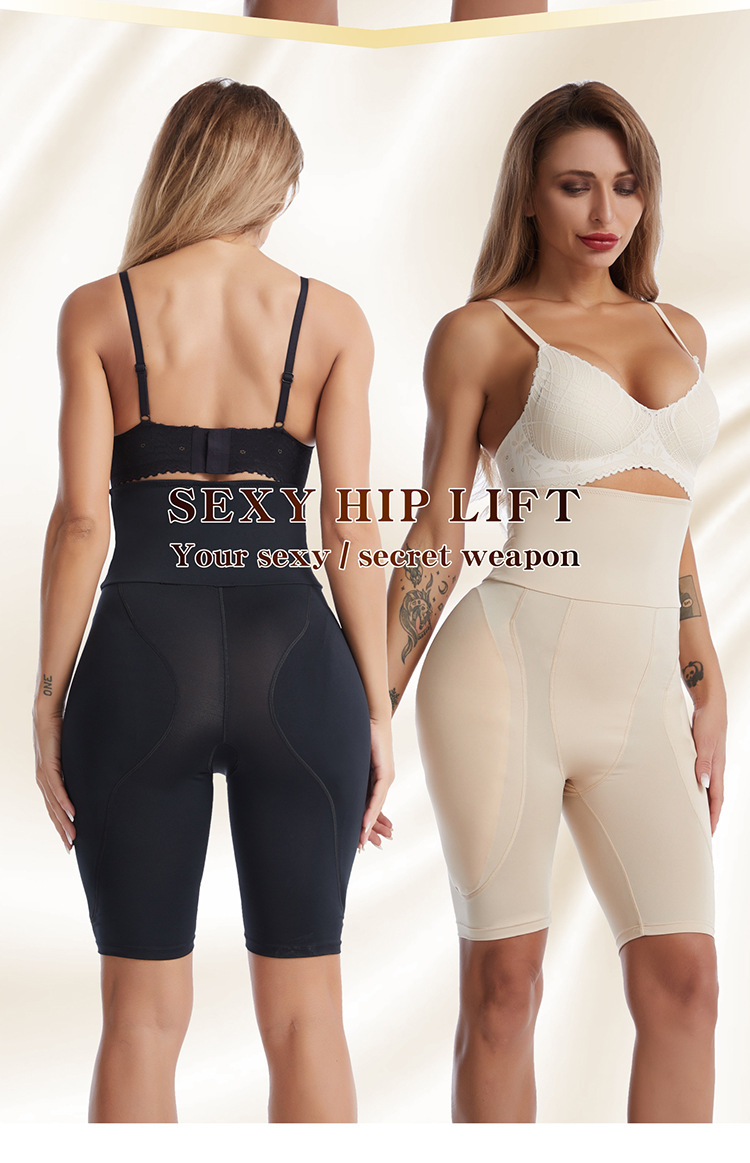 Hot Sale Women's Sports Solid Hip Pads Buttock Sheath Butt Lifter Shapewear Thigh Trimmer Yoga Body Shaper False Hip Enhancer