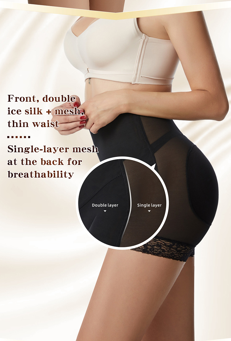 High Quality Bodysuit Shapewear Breathable Lace Butt Lift Hip Panty Mesh Firm Compression Padded Buttocks Underwear Collection