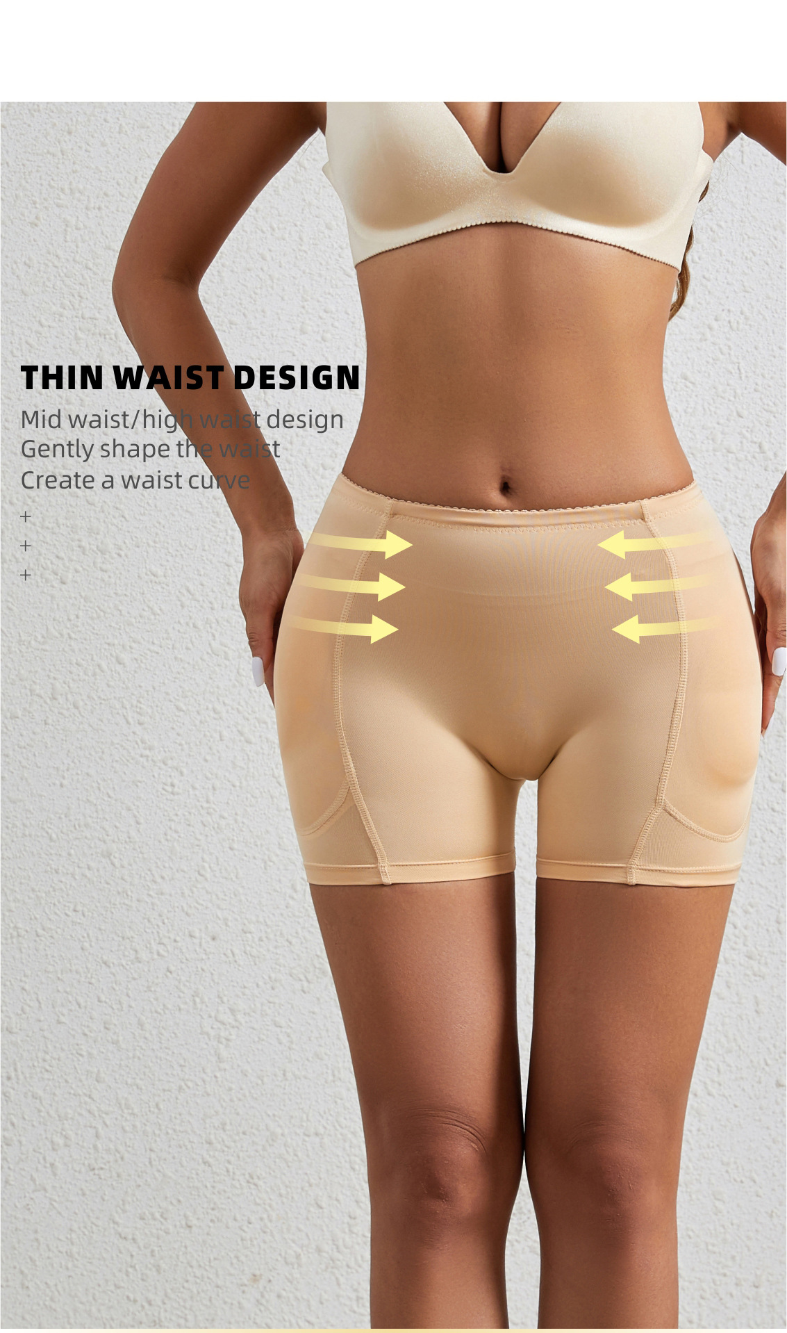 Women Butt Lifter Panties Seamless Panties Hip Padded Shapewear Tummy Control Shaper Panty