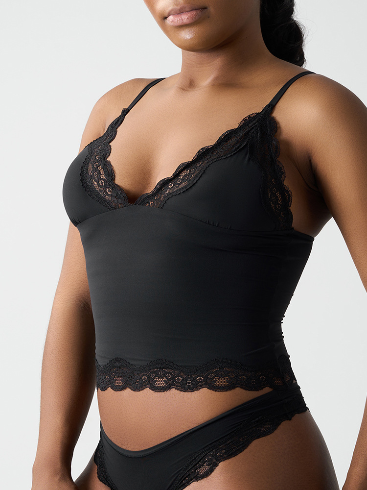 High Quality Lace Tank Tops Women Soft Casual Vest Ladies Underwear Chest Pads Spot Sale Comfortable Soft Clothing